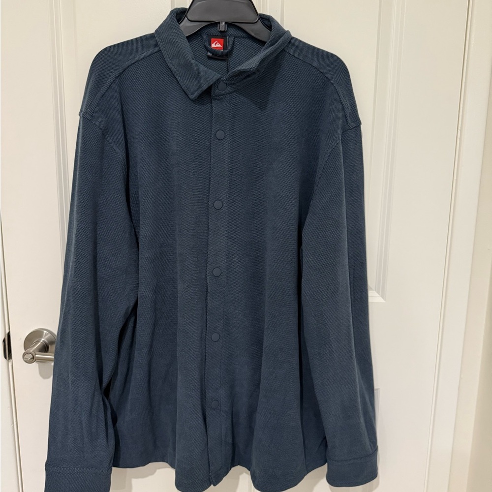 Quiksilver Blue Supersoft Shacket XXL